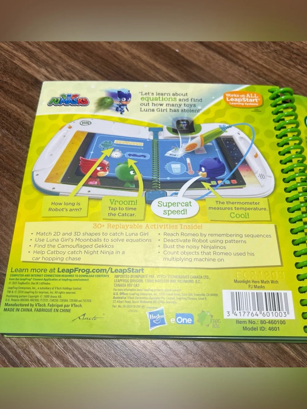LeapStart 3D Moonlight Hero Math with PJ Masks Book, Level 2